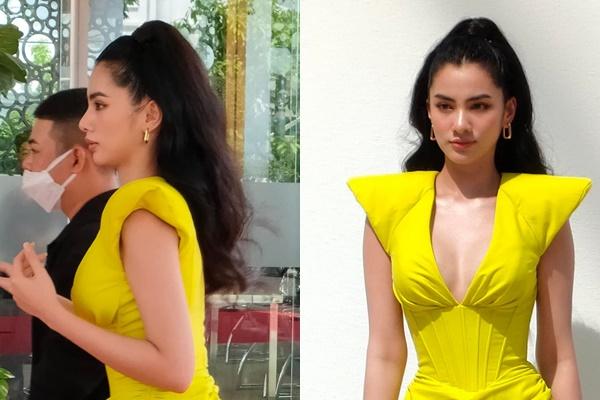 Võ Hoàng Yến có thể đánh bại Triệu Vy khi diện chung thiết kế?-10