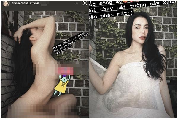 Trà Ngọc Hằng từng trầm cảm, khoe hình cho con bú lúc 4 ngày tuổi-5