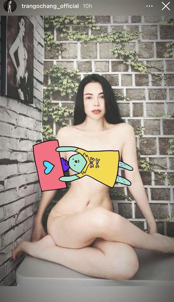 Trà Ngọc Hằng khỏa thân 100%, tạo hình tư thế mời gọi-6