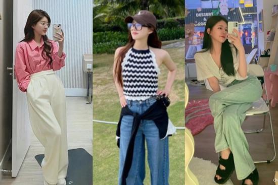 Chiêu hack dáng với quần ống suông 'đỉnh chóp' của Triệu Lộ Tư