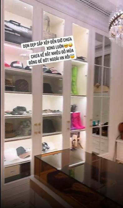 Lệ Quyên khoe tủ đồ hiệu siêu khủng trong biệt thự triệu đô-4