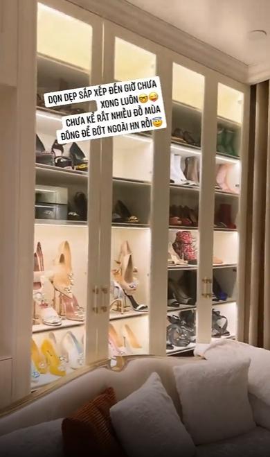 Lệ Quyên khoe tủ đồ hiệu siêu khủng trong biệt thự triệu đô-3