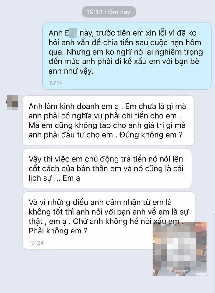 Vì 35k, chàng trai mắng cô gái thiếu cốt cách không chịu share tiền-2