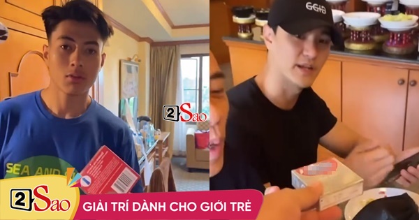 Mister Global 2021 contestants give each other condoms after the final