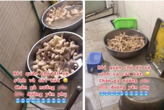 Đi vệ sinh trong quán chân gà nướng, bước vào mà run lẩy bẩy