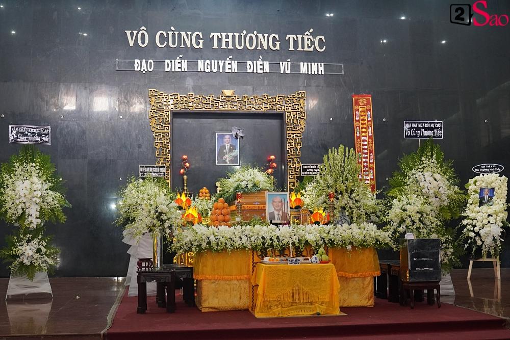 Xuân Lan, Tăng Thanh Hà thất thần tại tang lễ đạo diễn Vũ Minh-1