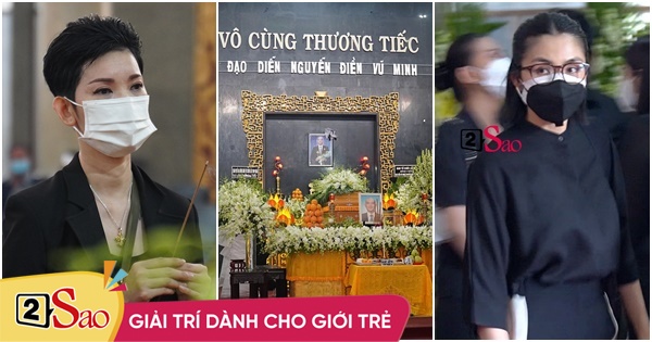 Funeral of director Vu Minh: Tang Thanh Ha, Xuan Lan lost consciousness