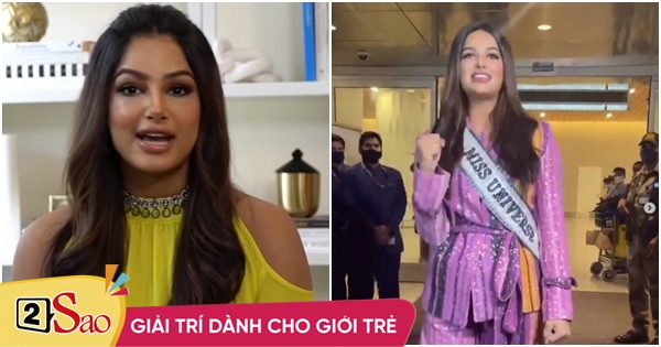 Miss Universe 2021 returns to India with a pregnant waist