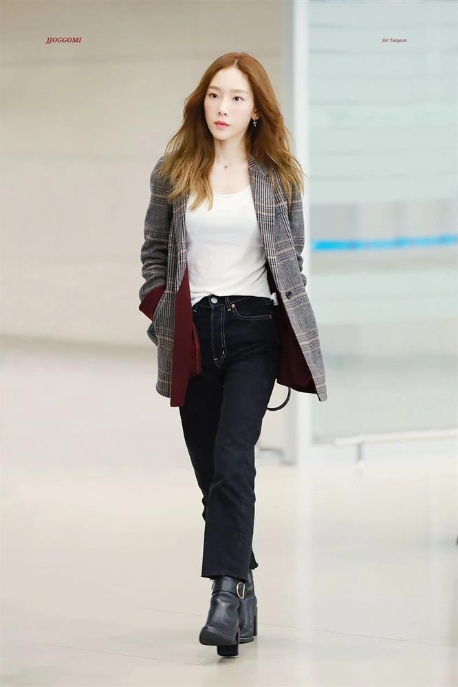 Team chân ngắn học ngay chiêu mix đồ hack dáng của Taeyeon-4