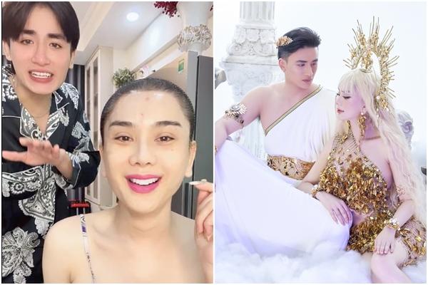 Lâm Khánh Chi xuống cấp, lộ da cổ nhăn nheo, sần sùi-8