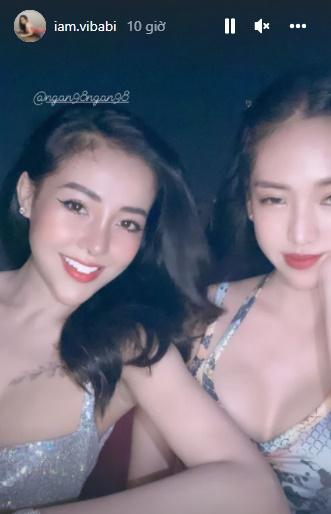 Ngân 98 lần đầu đọ ngực khủng cùng Thúy Vi, visual na ná nhau?-4