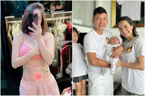 In the midst of rumors of giving birth to a fourth child despite sterilization, Hai Bang shows off her flat waist