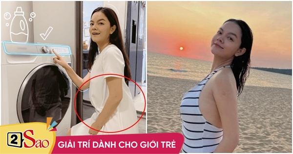 Pham Quynh Anh is about to give birth or is the dress betraying the owner?