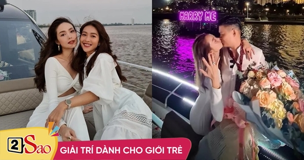 Minh Hang turned out to be a boyfriend proposed 1 year ago