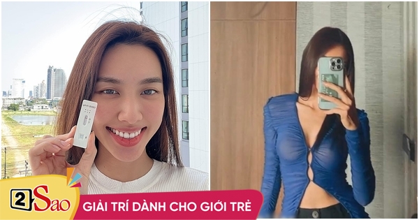 Re-appearing after contracting Covid-19, Miss Grand Thuy Tien had a chest deviation?