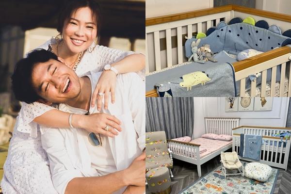 Quy Binh shows off the room for a newborn baby, saying a sentence that clearly shows his mood