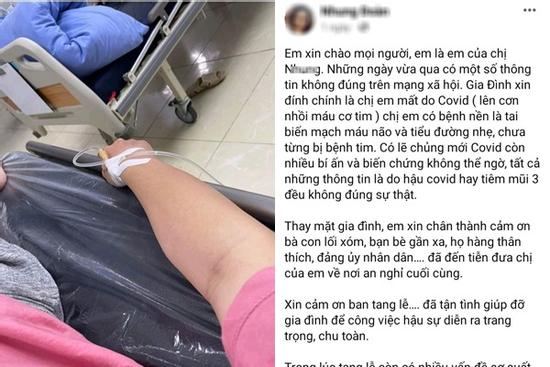 Nguyên nhân người phụ nữ tử vong sau vài ngày bị Covid-19