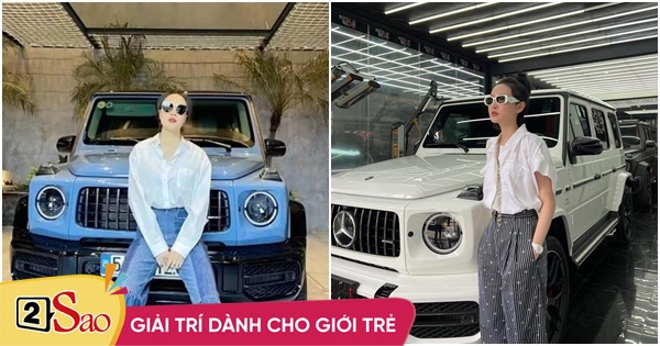 Hien Ho, Dam Thu Trang and the beauties who own a G63 driver 13 billion