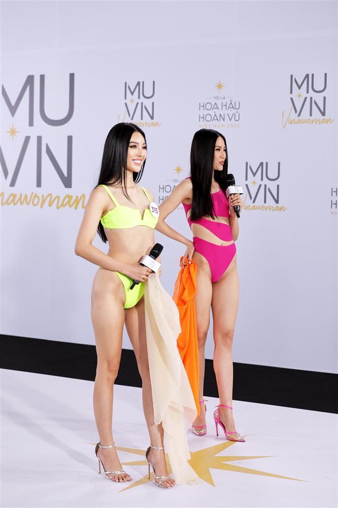 Thí sinh Miss Universe Vietnam thi bikini: Lính mới có lép vế celeb?-20