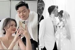 Lộ hậu trường chụp ảnh cưới cầu thủ nổi tiếng tuyển Việt Nam