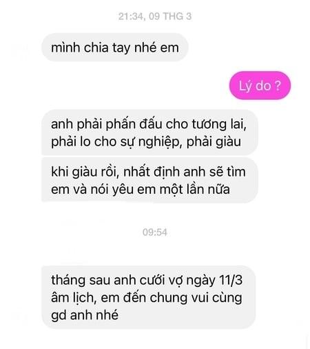 Đòi chia tay để làm giàu, thanh niên lươn lẹo để lộ sự thật đáng khinh-1
