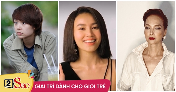 Lan Ngoc and the female stars are not afraid to cut their hair to act in a movie