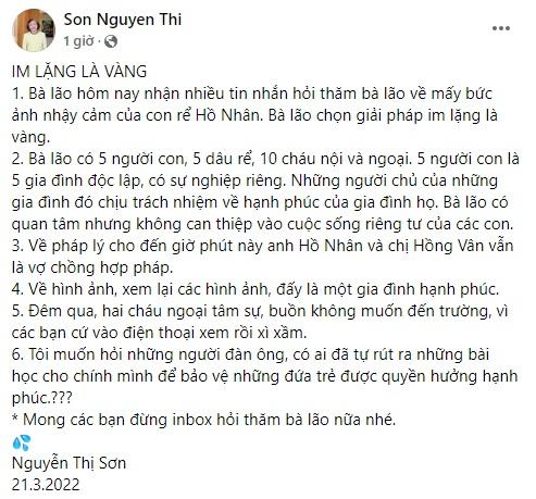 Ho Nhan's mother-in-law: My children are legally husband and wife-2