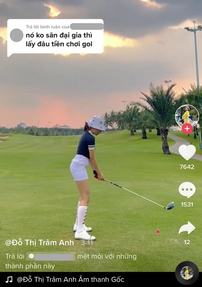 Hot girl Trâm Anh thẳng thắn trước tin chơi golf săn đại gia-1