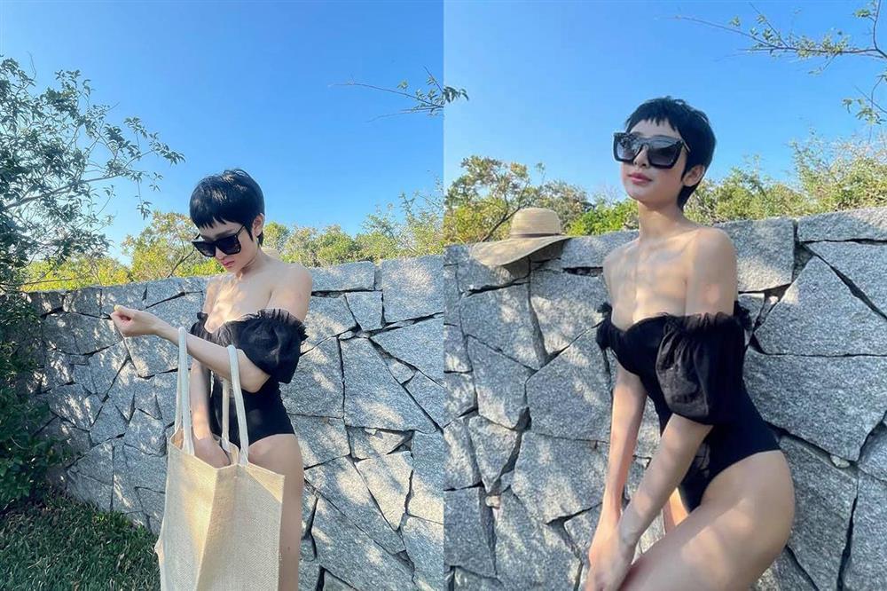 Hiền Hồ hễ đi nương tựa ở resort 6 sao là khoe thân miết-8