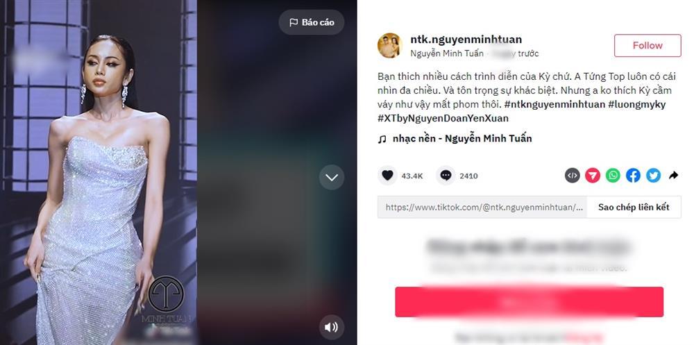 NTK lên tiếng việc á hậu chuyển giới Lương Mỹ Kỳ catwalk lố-3