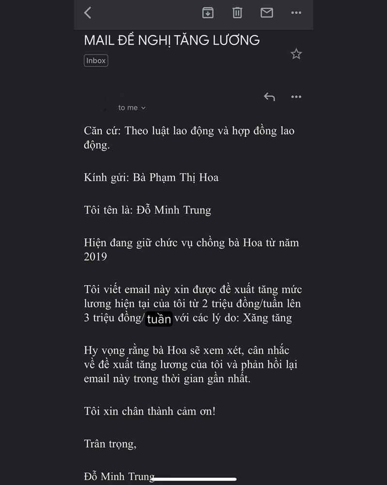 Chồng viết email xin nóc nhà tăng lương, dân mạng phán toàn câu phũ-1