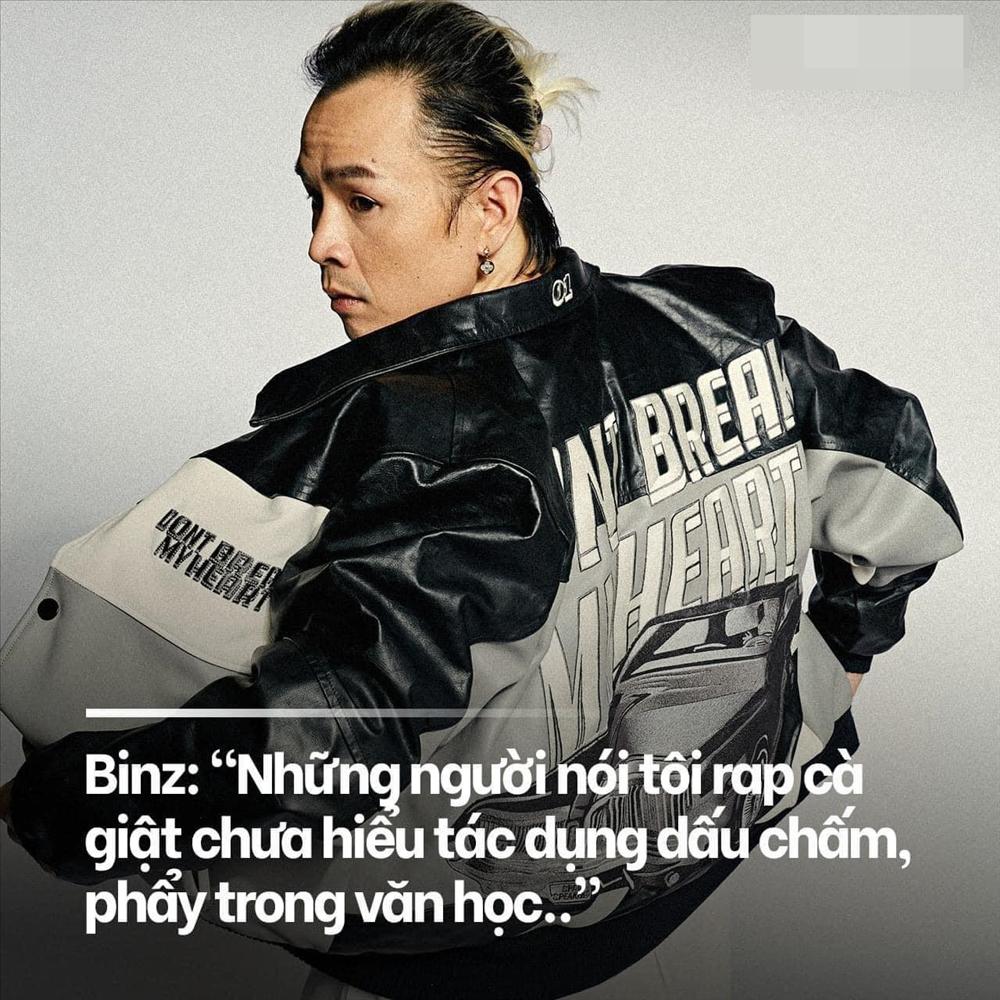 Binz bị chê rap cà thọt, còn lâu mới bằng HLV King Of Rap-4