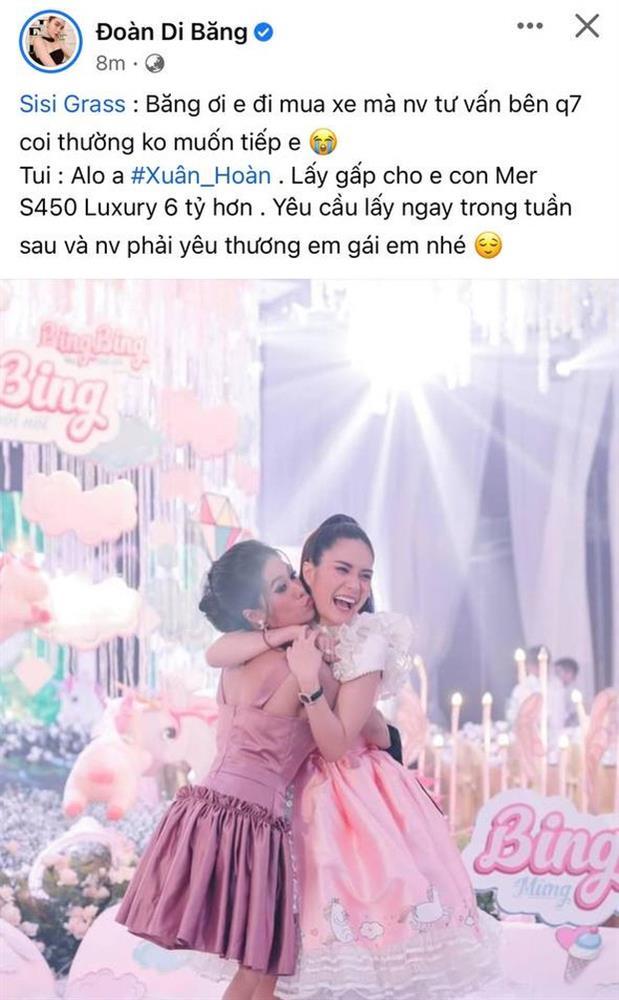 Em gái mua ô tô bị coi thường, Đoàn Di Băng tậu luôn Mẹc 6 tỷ-1