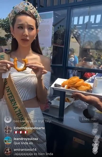 Hoa hậu Thùy Tiên bé xíu như trẻ con khi đứng cạnh Miss Grand Peru-8