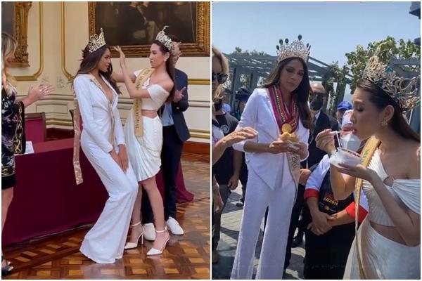 Miss Grand International Thùy Tiên lòi bé mỡ tứ tung vì ham ăn?-12