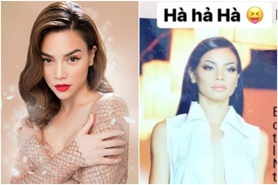 Hà Hồ không nhận ra chính mình trong ảnh thời làm mẫu
