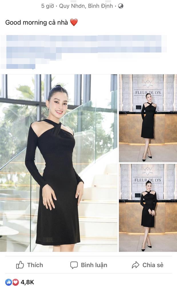 Tieu Vy wears a Thi Phi dress in the middle of a drama like Kha Kha Tieu Tam?-1