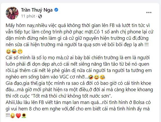 Động thái mới Thúy Nga sau khi bác tin đồn trục xuất khỏi nhà-2