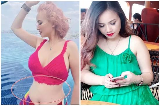 'Cô Xuyến' Hoàng Yến diện bikini photoshop eo 'ảo lòi'