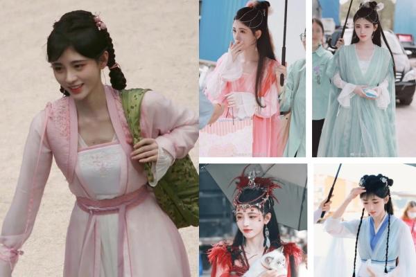 Cuc Tinh Y also gave up cumbersome hair accessories and was praised by netizens
