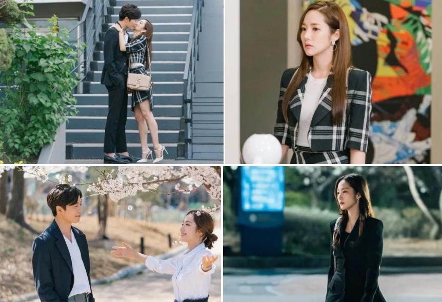 Trong khi đó, hình tượng nhân vật trong Her Private Life được đầu tư đa dạng, biến hóa phong cách theo từng khoảng thời gian. Làm việc trong một bảo tàng nghệ thuật, cô thoải mái hơn trong việc diện những chiếc váy ngắn nửa đùi, thể hiện vẻ trẻ trung. Bộ quần áo kẻ sọc được thiết kế riêng từng khiến fan săn lùng hay những chiếc váy đen sang trọng phù hợp những buổi ăn tối nhẹ nhàng.