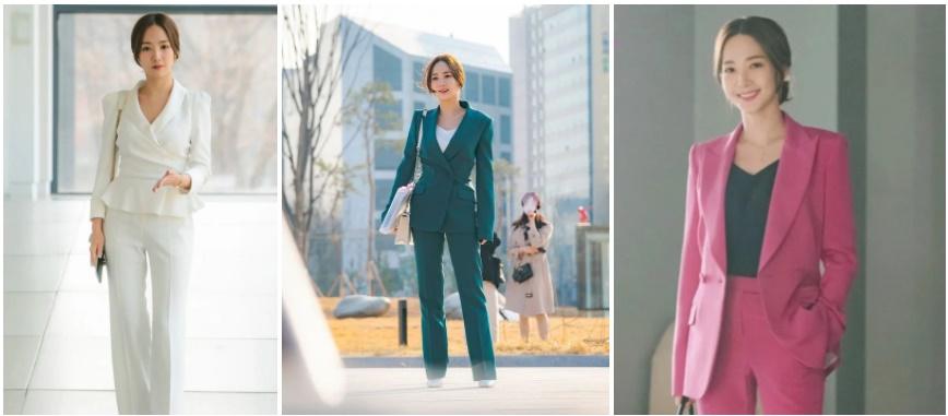 Tạo hình của Min Young trong phim này cũng được nhận xét già dặn hơn những tác phẩm khác. Điều này được thể hiện rõ khi cô kết hợp dáng quần ống loe với những chiếc áo đồng điệu, có chi tiết cổ khoét sâu hay bắt chéo tà.