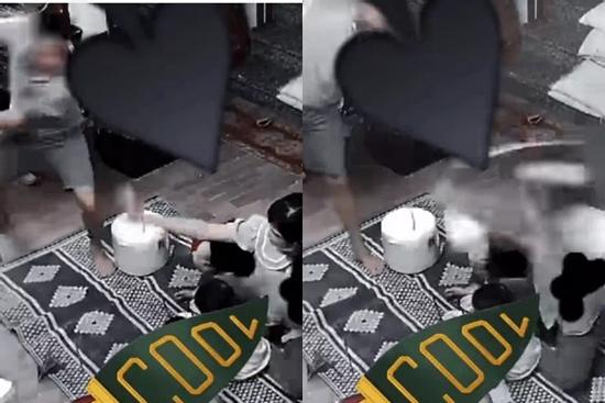 Chồng cục cằn hất thẳng mâm cơm vào mặt vợ và 3 con nhỏ