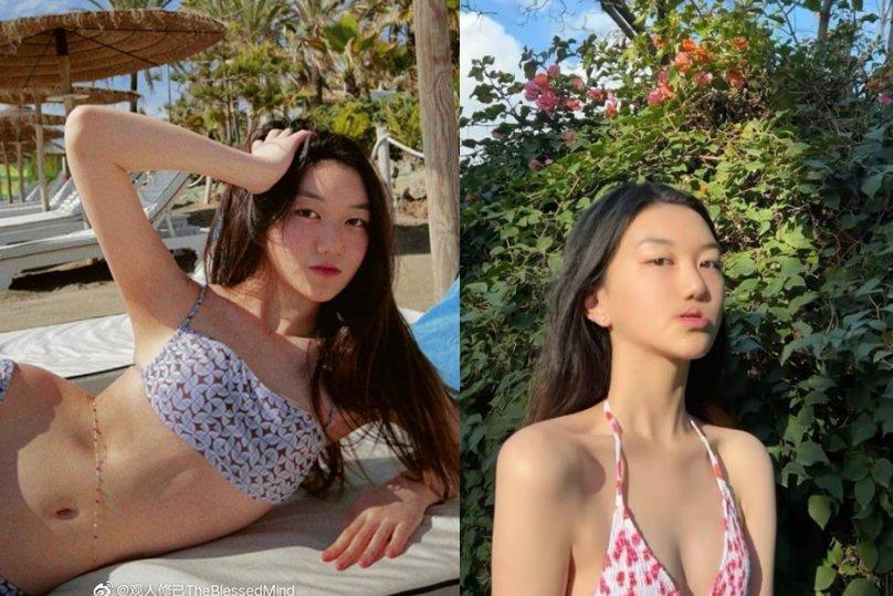 Vuong Phi’s daughter wears a tiny bikini, showing off her fiery body at the age of 15
