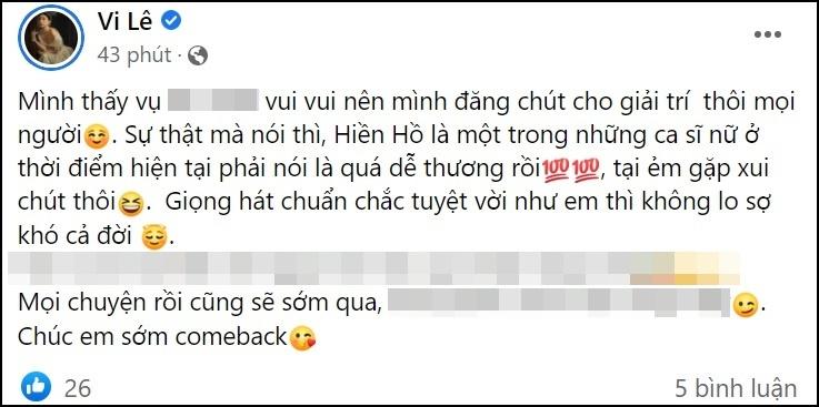 Vợ cũ Hồ Quang Hiếu: Hiền Hồ xui thôi, chúc em sớm comeback-2
