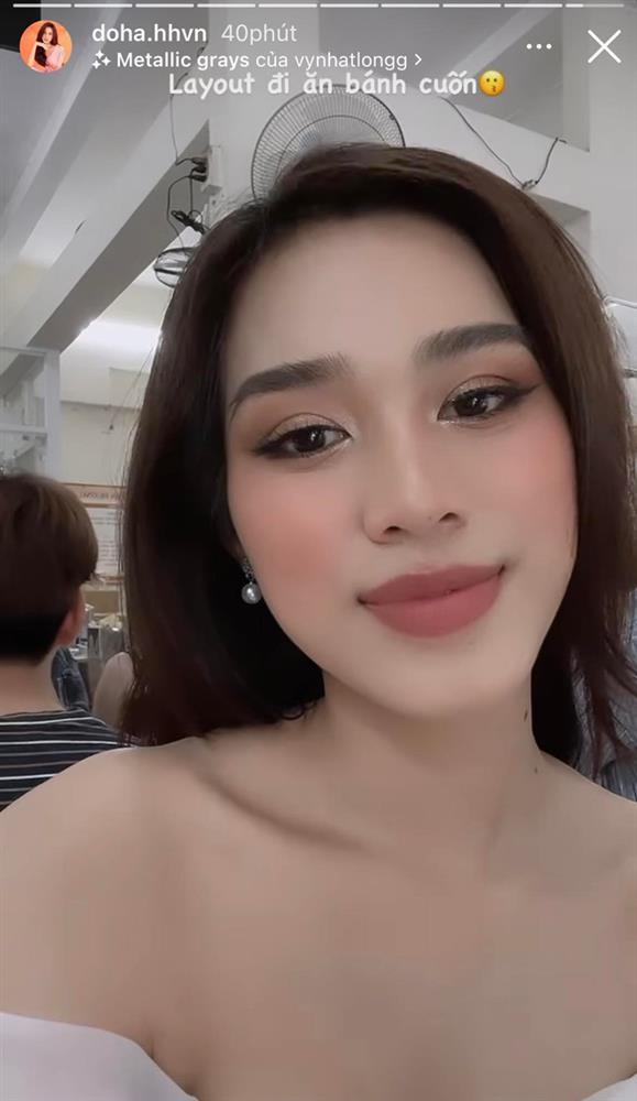 Vừa về Việt Nam, Đỗ Thị Hà mặc lồng lộn đi ăn bánh cuốn-5