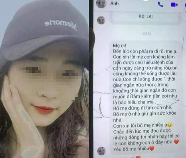 A female student with a serious illness in Ha Tinh has returned after 9 days of mysterious disappearance-1