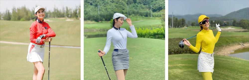 Phạm Hương hễ chơi golf là kín mít, khác hẳn dàn Hậu quê nhà-11