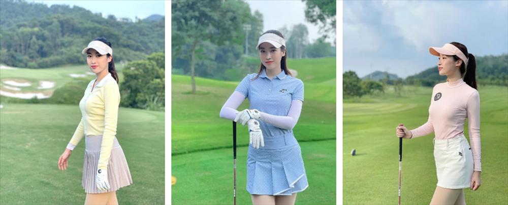Phạm Hương hễ chơi golf là kín mít, khác hẳn dàn Hậu quê nhà-10
