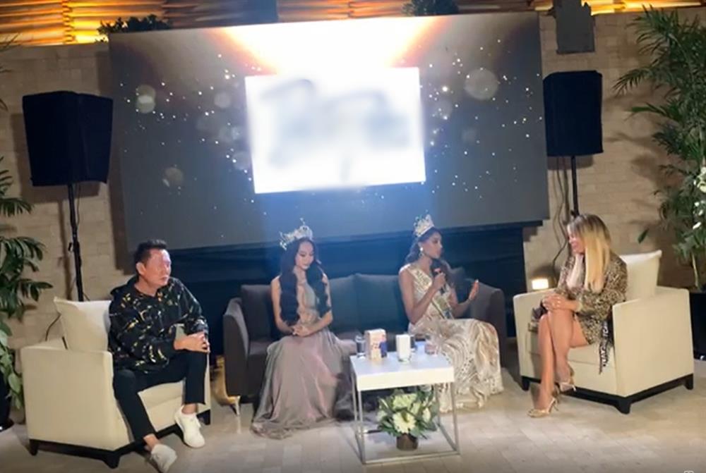 Hoa hậu Thùy Tiên bị chỉ trích vì dáng ngồi vắt chân như xếp bằng-4